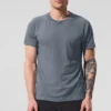 Camiseta raglán Triumph - Gris acero