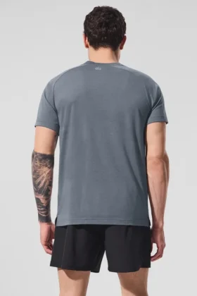 Camiseta raglán Triumph – Gris acero