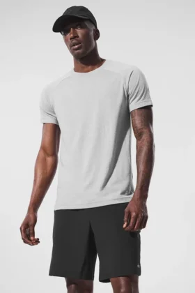 Camiseta raglán Triumph - Gris jaspeado deportivo