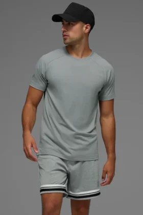 Camiseta raglán Triumph - Gris lunar