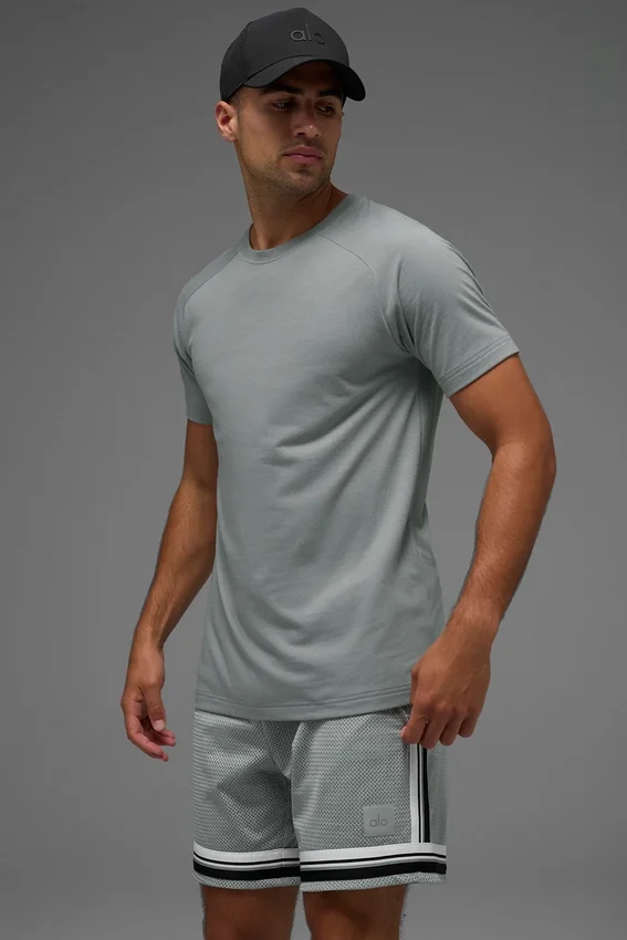 Camiseta raglán Triumph - Gris lunar