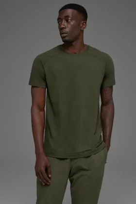 Camiseta raglán Triumph - Verde oliva