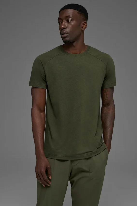 Camiseta raglán Triumph - Verde oliva