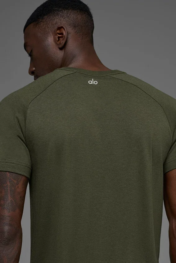 Camiseta raglán Triumph - Verde oliva