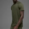 Camiseta raglán Triumph - Verde oliva