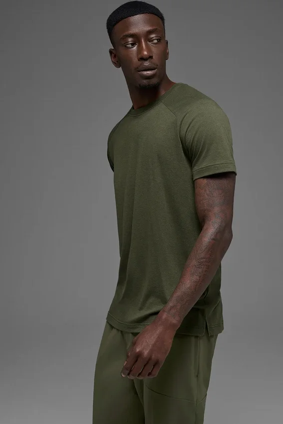 Camiseta raglán Triumph - Verde oliva