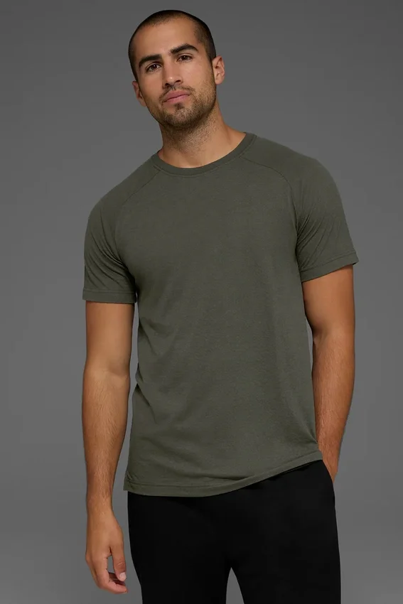 Camiseta raglán Triumph - Verde Stealth