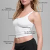 Camiseta sin mangas Alo Softsculpt Precision - Blanco