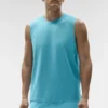 Camiseta sin mangas Alo Vapor Muscle Tank - Blue Breeze