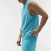 Camiseta sin mangas Alo Vapor Muscle Tank - Blue Breeze