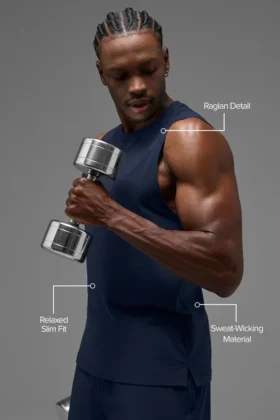 Camiseta sin mangas Alo Vapor Muscle Tank – Navy