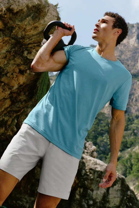 Camiseta Triumph - Azul brisa