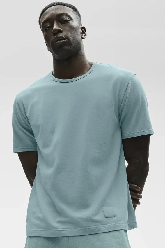 Camiseta urbana de manga corta Essential - Desert Sage