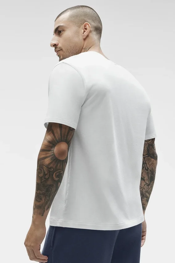 Camiseta urbana Essential de manga corta - Blanco