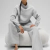 Capa corta «Serenity» — Gris jaspeado deportivo