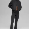 Cazadora bomber Urbanite de piel sintética - Negro/Marfil