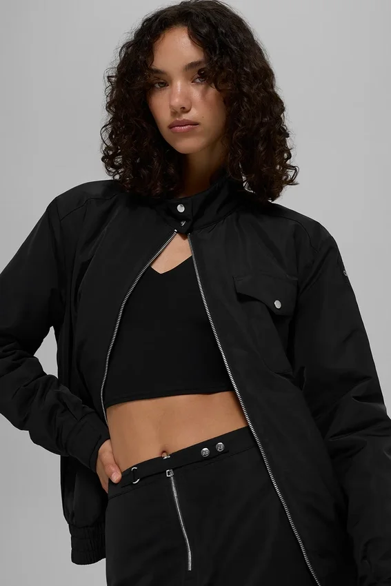 Cazadora bomber Work It - Negra