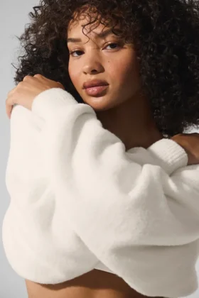 Chal-jersey «Snuggle up» – Marfil
