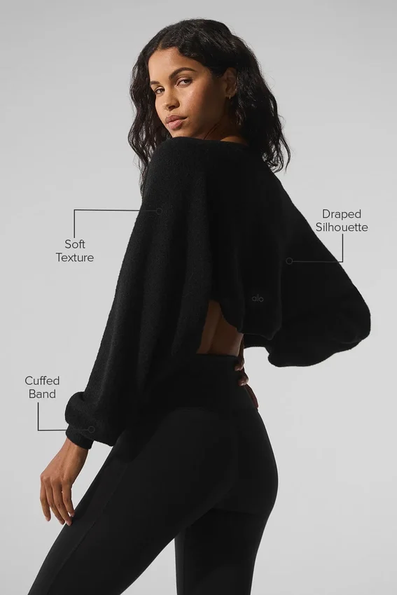 Chal-jersey «Snuggle up» - Negro
