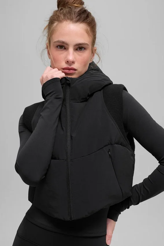 Chaleco acolchado Fast Lane - Negro