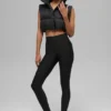 Chaleco acolchado Gold Rush corto - Negro