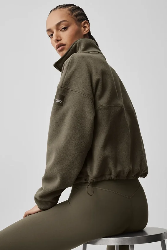 Chaleco de forro polar «Retreat» - Olive Tree