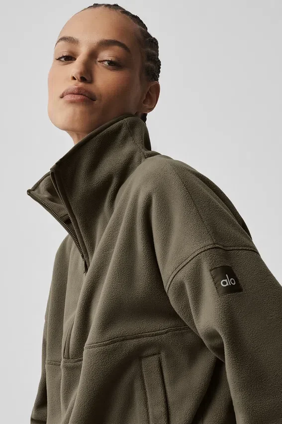 Chaleco de forro polar «Retreat» - Olive Tree