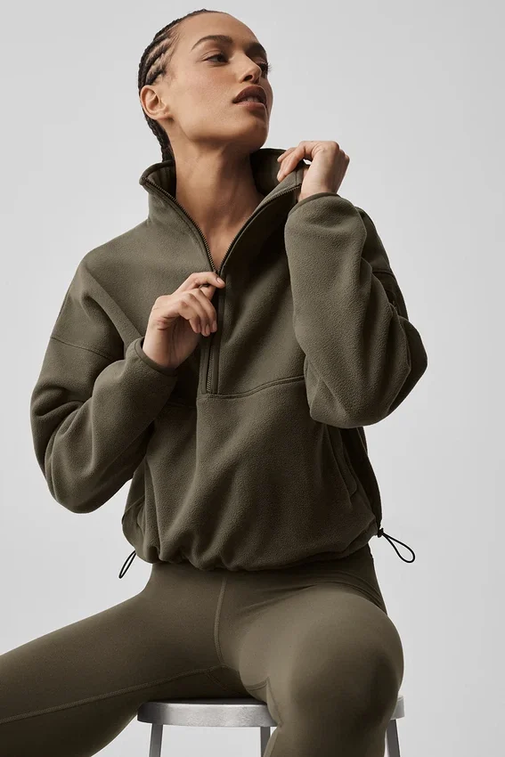 Chaleco de forro polar «Retreat» - Olive Tree
