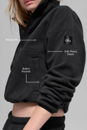 Chaleco Polar Fleece Retreat – Negro