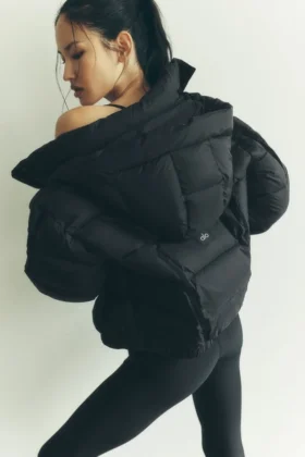 Chaqueta acolchada Aspen Love - Negra