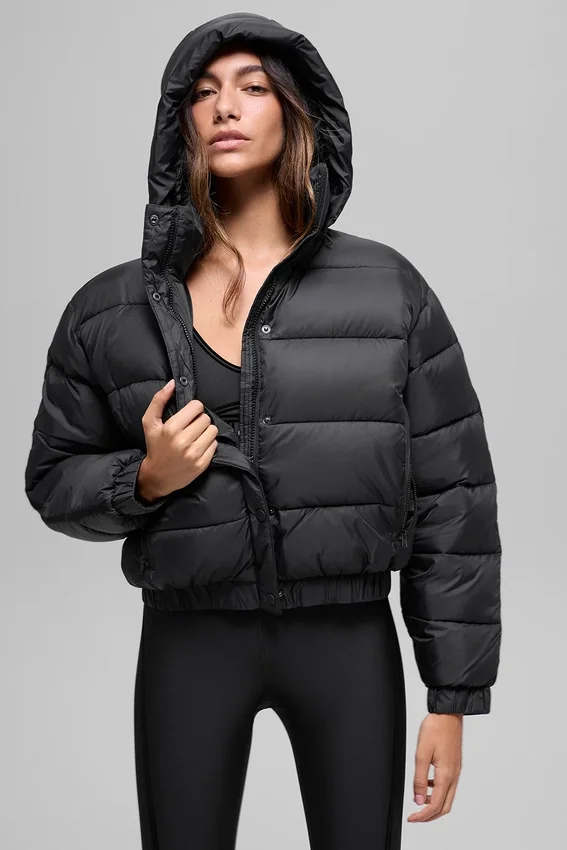 Chaqueta acolchada Aspen Love - Negra