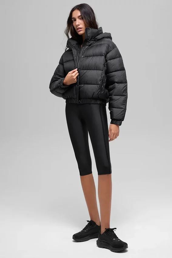 Chaqueta acolchada Aspen Love - Negra