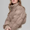 Chaqueta acolchada Atmosphere corta - Chai Latte