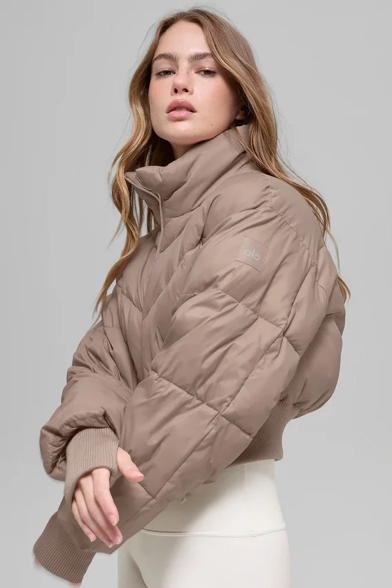Chaqueta acolchada Atmosphere corta - Chai Latte