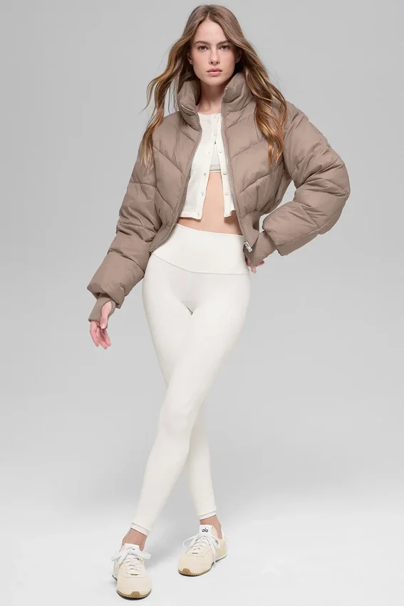 Chaqueta acolchada Atmosphere corta - Chai Latte