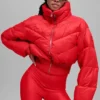 Chaqueta acolchada Atmosphere corta - Rojo brillante
