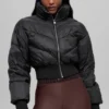 Chaqueta acolchada corta «Atmosphere» - Negro