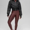Chaqueta acolchada corta «Atmosphere» - Negro