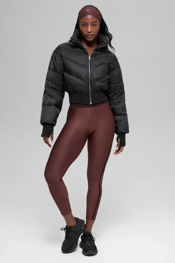 Chaqueta acolchada corta «Atmosphere» - Negro