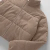 Chaqueta acolchada de micropanera de ensueño - Chai Latte