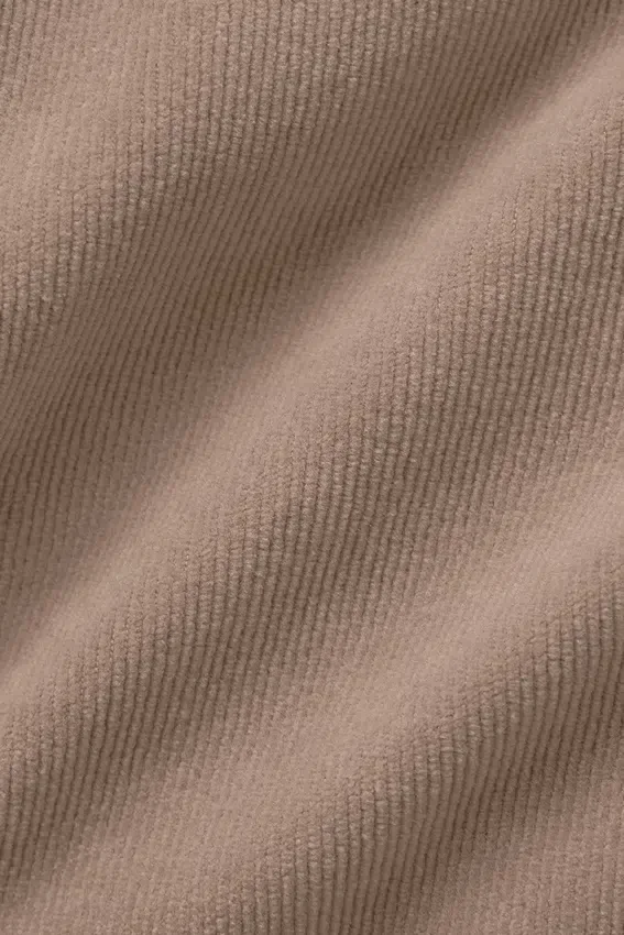 Chaqueta acolchada de micropanera de ensueño - Chai Latte