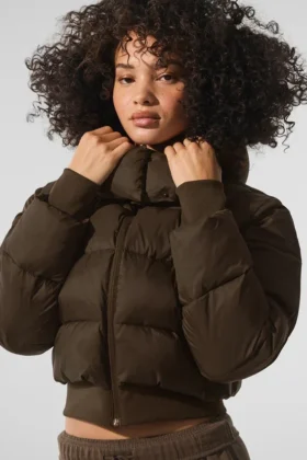 Chaqueta acolchada Foxy - Espresso