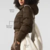 Chaqueta acolchada Foxy - Espresso