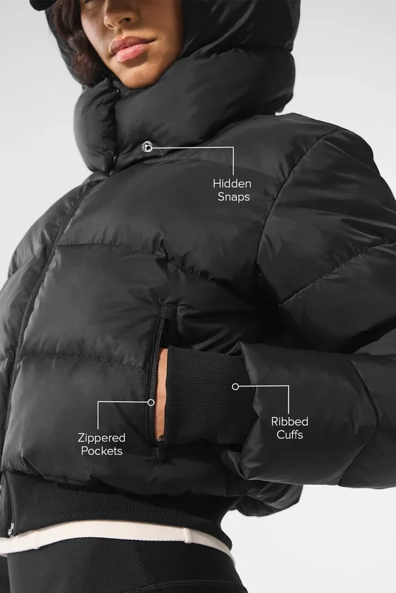 Chaqueta acolchada Foxy - Negro