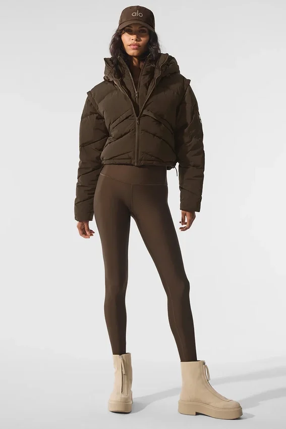 Chaqueta acolchada Glacier - Espresso