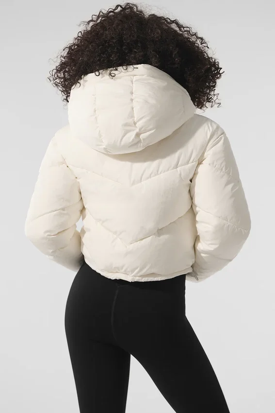 Chaqueta acolchada Glacier - Marfil