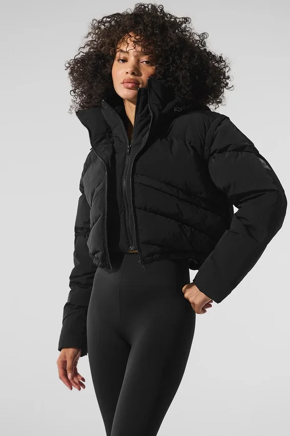 Chaqueta acolchada Glacier - Negro