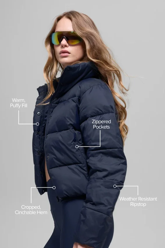 Chaqueta acolchada Gold Rush - Azul marino