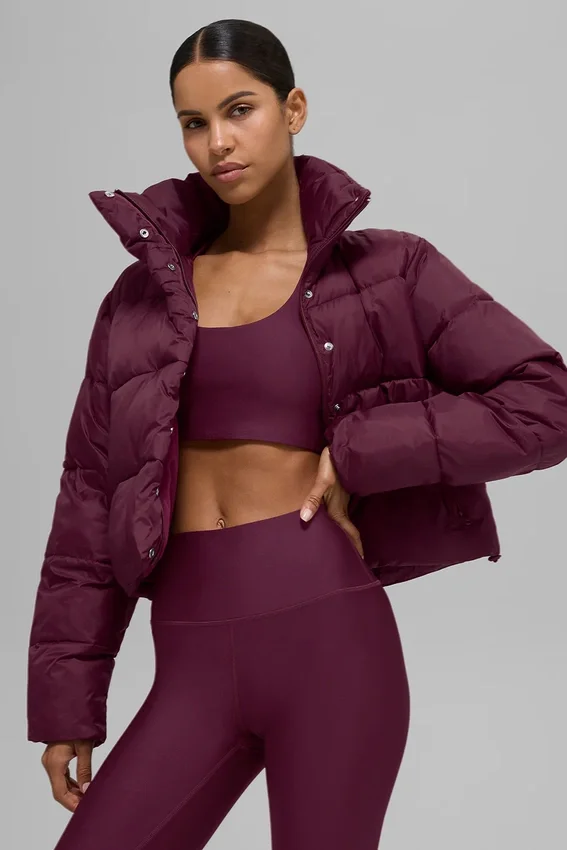 Chaqueta acolchada Gold Rush - Burdeos