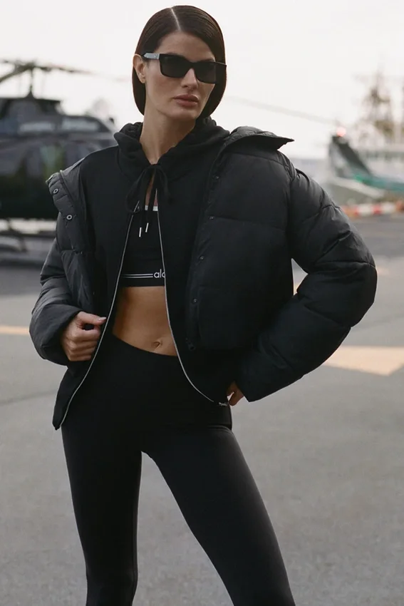 Chaqueta acolchada Gold Rush - Negro